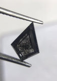 1.11ct Salt and Pepper 8.95x7.60x2.75mm Kite Rosecut SP63-10