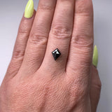 1.11ct Salt and Pepper 8.95x7.60x2.75mm Kite Rosecut SP63-10