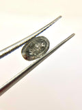 Salt and Pepper 0.85ct Oval Rosecut Double Cut 6.60 x4.20x3.05 mm SP2313
