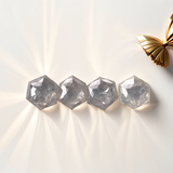 0.30cttw 4pc ~2.5mm Hexagon Shape Rosecut Parcel RUS154-2