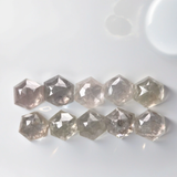 0.76cttw 10pc ~2.4mm Hexagon Shape Rosecut Parcel RUS154-3