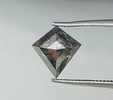 1.10ct Salt and Pepper 8.05x7.60x3.01 mm Kite Rosecut SP1029-4