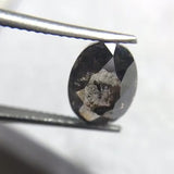 Salt and Pepper 2.43ct Oval Rosecut Double Cut 9.50 x 7.00 x 4.57 mm SP2106
