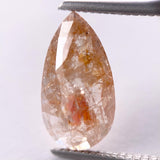 Matching Pair 6.20cttw Pear Shape Rosecuts RUS1347 & RUS1348