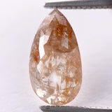 Matching Pair 6.20cttw Pear Shape Rosecuts RUS1347 & RUS1348