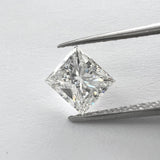 GIA Certified 0.95ct SI2-G Princess Cut Brilliant 5.66x5.39x3.81mm  RR3305