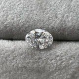GIA Certified 0.90ct SI2-F Oval Brilliant 7.77x5.54x3.38mm RR3314
