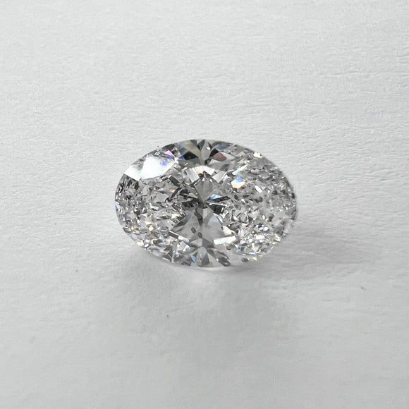 GIA Certified 0.90ct SI2-F Oval Brilliant 7.77x5.54x3.38mm RR3314