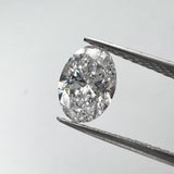 GIA Certified 0.90ct SI2-F Oval Brilliant 7.77x5.54x3.38mm RR3314