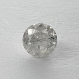 Salt and Pepper Round Brilliant  1.07ct 6.30x6.30x4.00mm SP1407