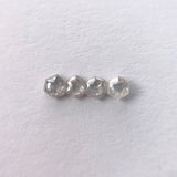 0.30cttw 4pc ~2.5mm Hexagon Shape Rosecut Parcel RUS154-2