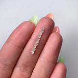 0.76cttw 10pc ~2.4mm Hexagon Shape Rosecut Parcel RUS154-3