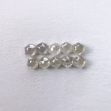 0.76cttw 10pc ~2.4mm Hexagon Shape Rosecut Parcel RUS154-3