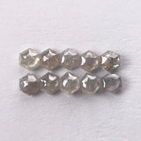 1.04cttw 10pc ~2.6mm Hexagon Shape Rosecut Parcel RUS154-7