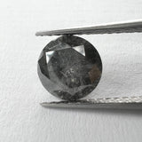 Salt and Pepper 2.30ct  Round Brilliant 8.38x8.36x5.09mm  SP1822