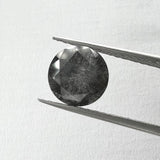 Salt and Pepper 2.30ct  Round Brilliant 8.38x8.36x5.09mm  SP1822