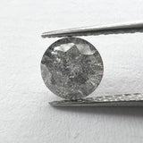 Salt and Pepper Round Brilliant  1.19ct 6.78x6.80x4.14mm SP1420