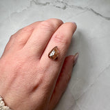 3.83ct 12.24x8.73x4.24mm Pear Double Cut RUS1346