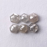 0.80cttw 6pc ~3.0mm Hexagon Shape Rosecut Parcel RUS151-4