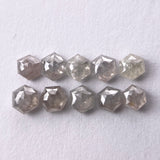 1.08cttw 10pc ~2.8mm Hexagon Shape Rosecut Parcel RUS-IC-102