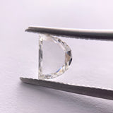 0.91ct 7.22x5.40x2.26mm GIA Half Moon Rosecut DDL4033