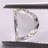 0.91ct 7.22x5.40x2.26mm GIA Half Moon Rosecut DDL4033