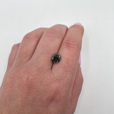 Salt and Pepper 1.95ct Oval Rosecut 7.90x7.03x3.73mm SP1457