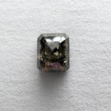 Salt and Pepper 1.00ct Radiant Rosecut 5.79x4.71x3.20mm SP1443