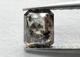 Salt and Pepper 1.00ct Radiant Rosecut 5.79x4.71x3.20mm SP1443