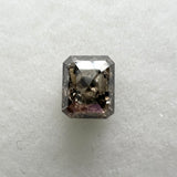 Salt and Pepper 1.00ct Radiant Rosecut 5.79x4.71x3.20mm SP1443