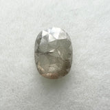 Grey Salt and Pepper 1.10ct Oval Rosecut 8.15x5.98x2.28mm GR1040