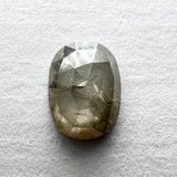 Grey Salt and Pepper 1.10ct Oval Rosecut 8.15x5.98x2.28mm GR1040