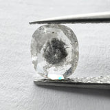 Salt and Pepper 0.81ct Oval Rosecut 6.61x5.62x2.60mm SP1464