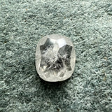 Salt and Pepper 0.80ct Oval Rosecut 6.71x5.72x2.50mm SP1463