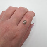 Grey Salt and Pepper 1.10ct Oval Rosecut 8.15x5.98x2.28mm GR1040