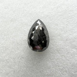 Salt and Pepper 1.12ct Pear Rosecut Double Cut 8.95x5.45x2.65mm SP8253