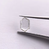 0.47ct 6.49x4.26x1.61mm SI3-H Hexagon Rosecut WRC1131