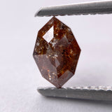 0.75ct 7.40x4.73x2.51mm Geo Marquise Rosecut RUS1521