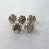 1.11cttw 5pc Round Brilliant Parcel 3.7mm CHML681