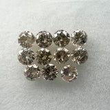 1.73cttw 11pc Round Brilliant Parcel 3.4mm CHML623