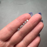 0.88cttw 6pc Round Brilliant Parcel 3.3mm SPML381