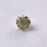 0.13ct 3.4mm Yellow Round Brilliant F029-11