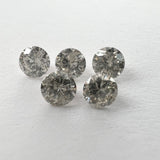 1.02cttw 5pc Round Brilliant Parcel 3.7mm SL10112