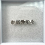 1.02cttw 5pc Round Brilliant Parcel 3.7mm SL10112