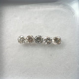 0.76cttw 5pc Round Brilliant Parcel 3.3mm CHML532