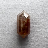 1.54ct Hexagon Rosecut 9.58x4.50x3.30mm  HX1126