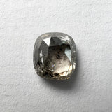 Salt and Pepper 1.58ct Cushion Rosecut Double Cut 7.54x6.86x3.00mm SP2012