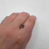 Salt and Pepper 1.58ct Cushion Rosecut Double Cut 7.54x6.86x3.00mm SP2012