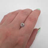 Salt & Pepper 1.23ct Round Brilliant 6.59x6.67x4.37mm SP1987