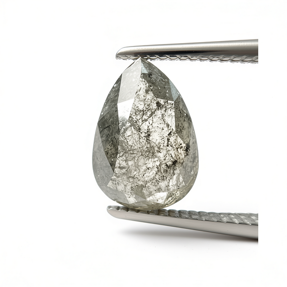 Salt&Pepper 3.86ct Pear Brilliant 11.83x8.24x4.85mm SP82016